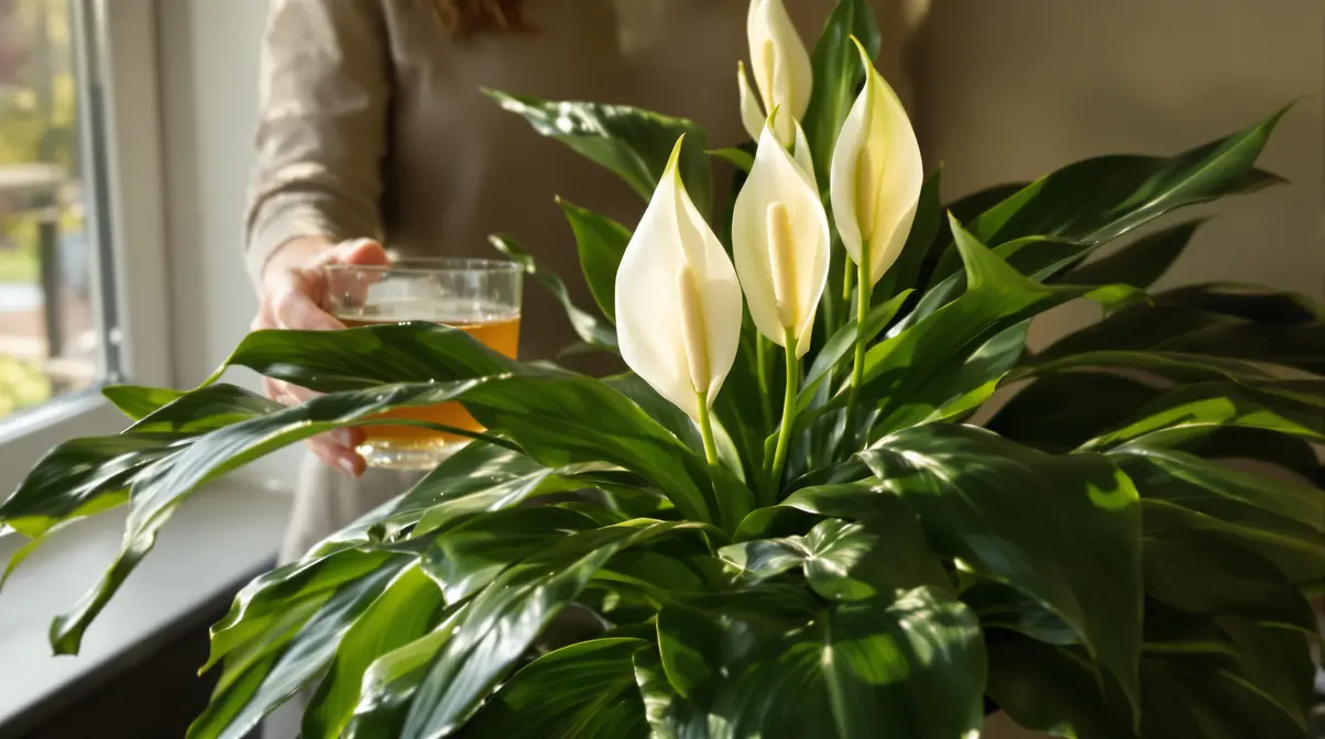 Arrosez vos lys de la paix une fois par mois avec ces 2 produits de cuisine pour les couvrir de fleurs Arrosez vos lys de la paix une fois par mois avec ces 2 produits de cuisine pour les couvrir de fleurs