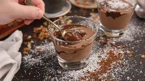 Crème au chocolat ultra soyeuse, riche en protéines et sans œuf : mon secret parfait pour les soirs d’hiver sans cuisiner