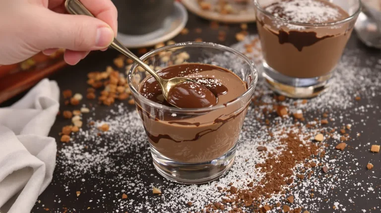 Crème au chocolat ultra soyeuse, riche en protéines et sans œuf : mon secret parfait pour les soirs d’hiver sans cuisiner Crème au chocolat ultra soyeuse, riche en protéines et sans œuf : mon secret parfait pour les soirs d’hiver sans cuisiner