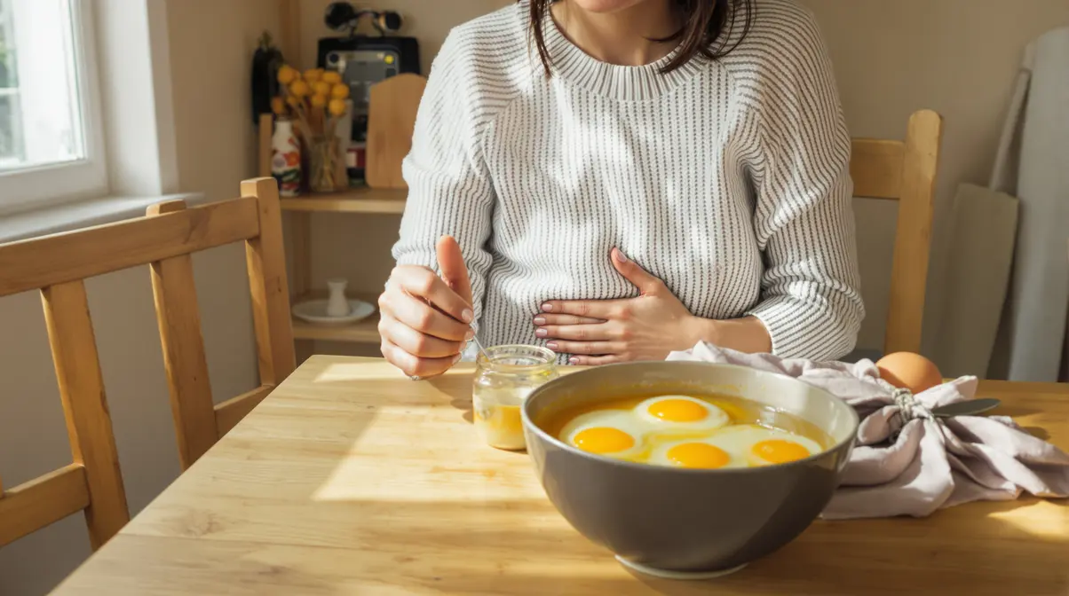 Inconfort intestinal : 4 aliments à ajouter à ses œufs pour réduire l’inflammation et dégonfler, approuvés par des nutritionnistes Inconfort intestinal : 4 aliments à ajouter à ses œufs pour réduire l’inflammation et dégonfler, approuvés par des nutritionnistes